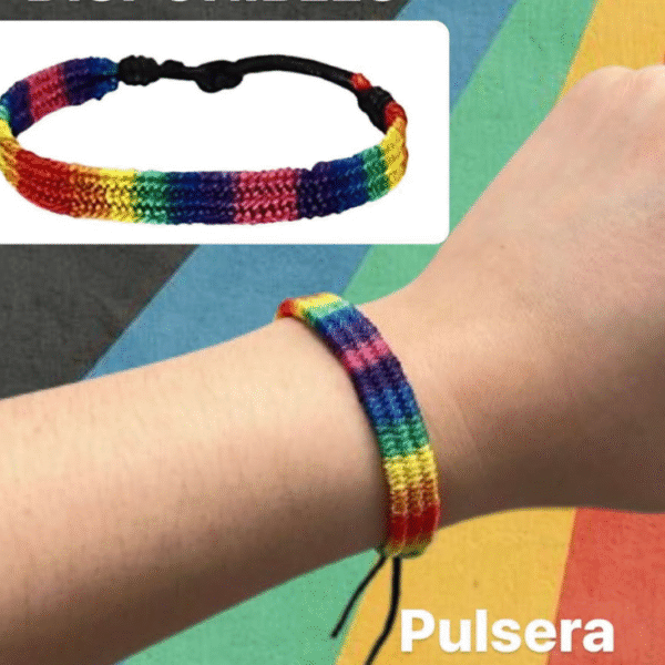 Pulsera hilo grueso lgbt
